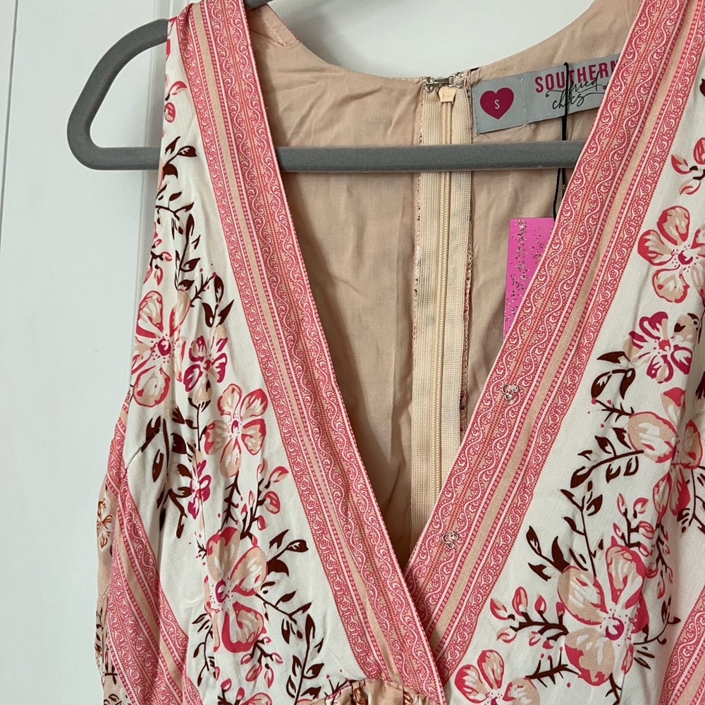 Southern Fried Chicks floral Maxi dress